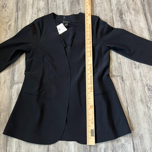 NWT! Athleta Avenue Blazer, Black Euroluxe Stretch, Size 10 - Picture 14 of 14